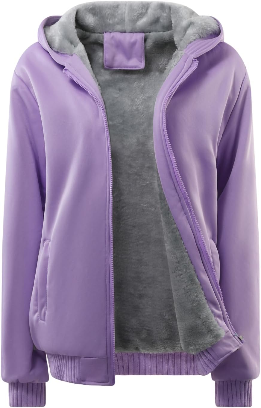 Comfortable Ladies Winter Fleece Vest - Gemma-Light purple-S-The Livary