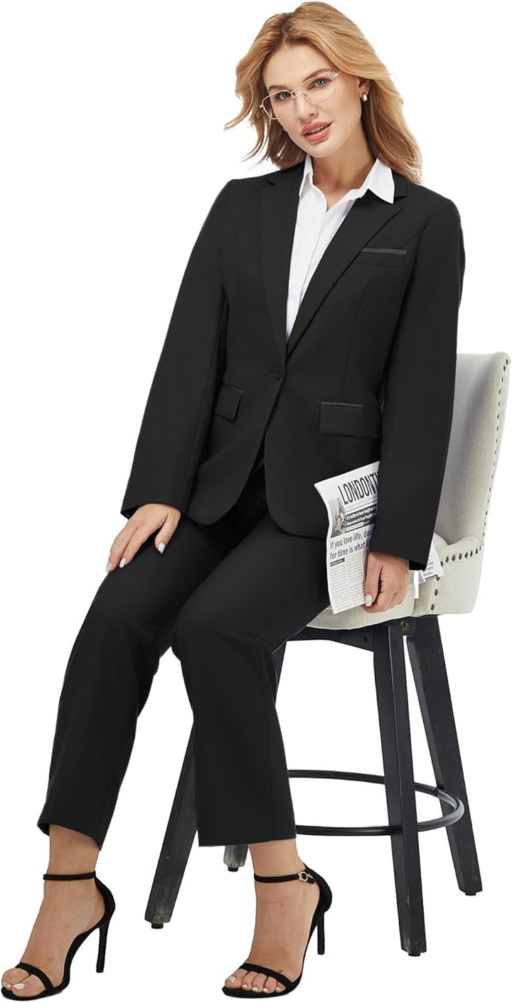 Blazer and Trousers Set - Verona-Black-XS-The Livary