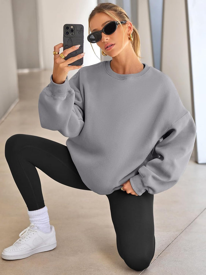 Comfortable Oversized Women's Sweater - Ella-Apricot-S-The Livary