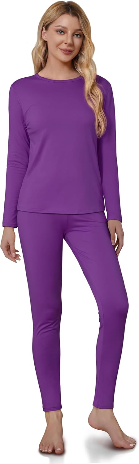Thermal Underwear for Women - Sophie-Purple-XS-The Livary