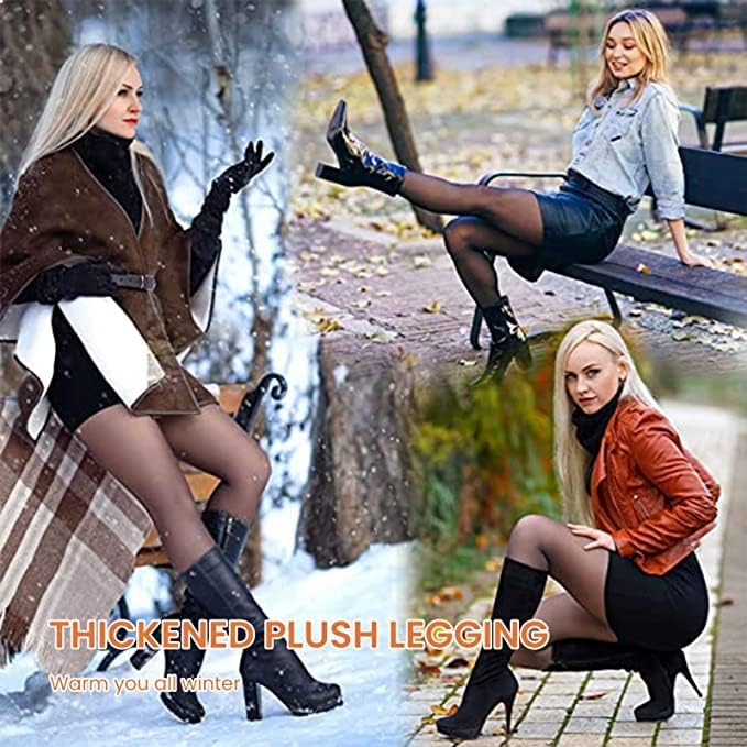 Fleece-lined Tights - Nova-Black-XS-The Livary
