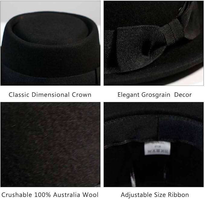 Wool Felt Fedora Hat - Camille-The Livary