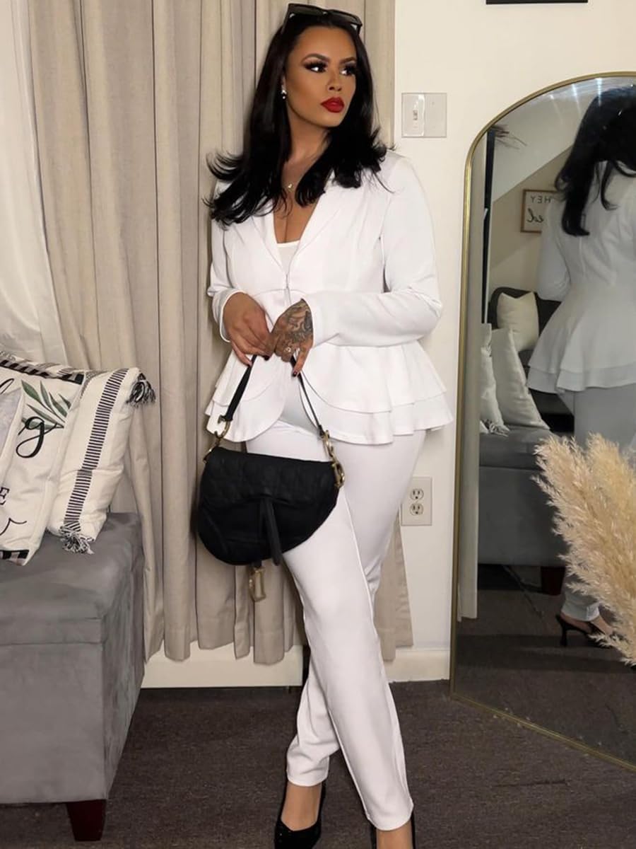 Blazer and Trousers Set - Faylinn-Blue-S-The Livary