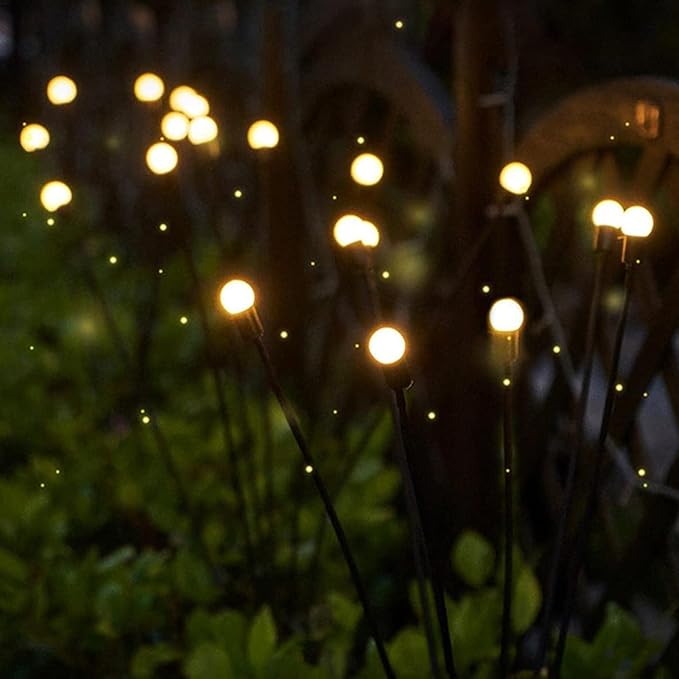 Floating Solar Garden Lights with Firefly Effect – FireGlow-The Livary