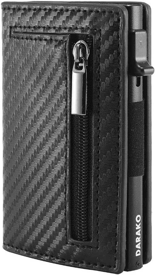RFID-Protected Slim Wallet – CoreSlide-Carbon-The Livary
