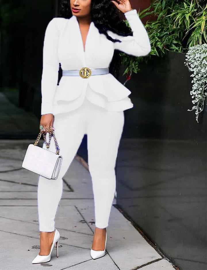 Blazer and Trousers Set - Faylinn-Blue-S-The Livary