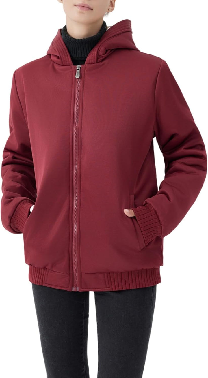 Comfortable Ladies Winter Fleece Vest - Gemma-Red-S-The Livary