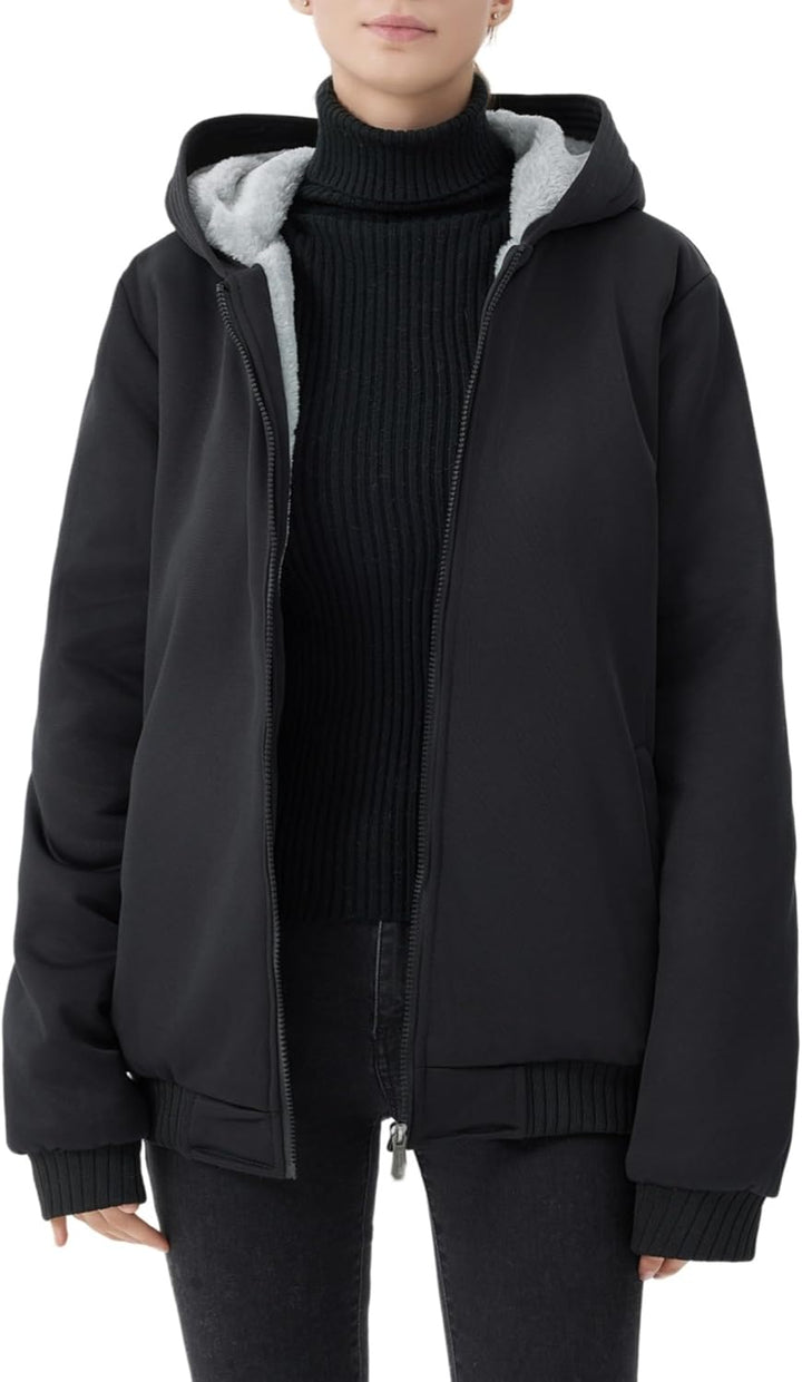 Comfortable Ladies Winter Fleece Vest - Gemma-Black-S-The Livary