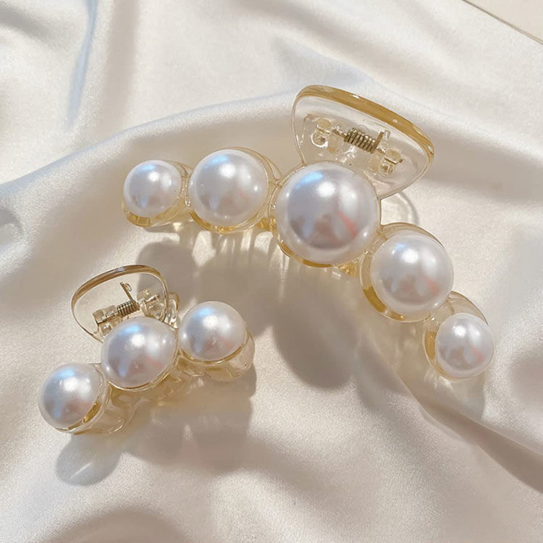 Stylish Pearl Hair Clips - 4-Pack-Set 1-The Livary