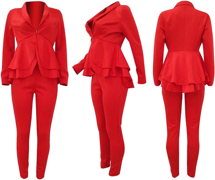 Blazer and Trousers Set - Faylinn-Blue-S-The Livary