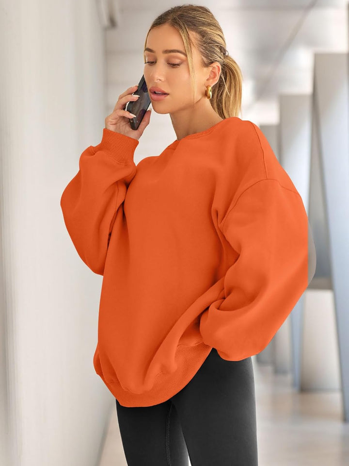 Comfortable Oversized Women's Sweater - Ella-Apricot-S-The Livary
