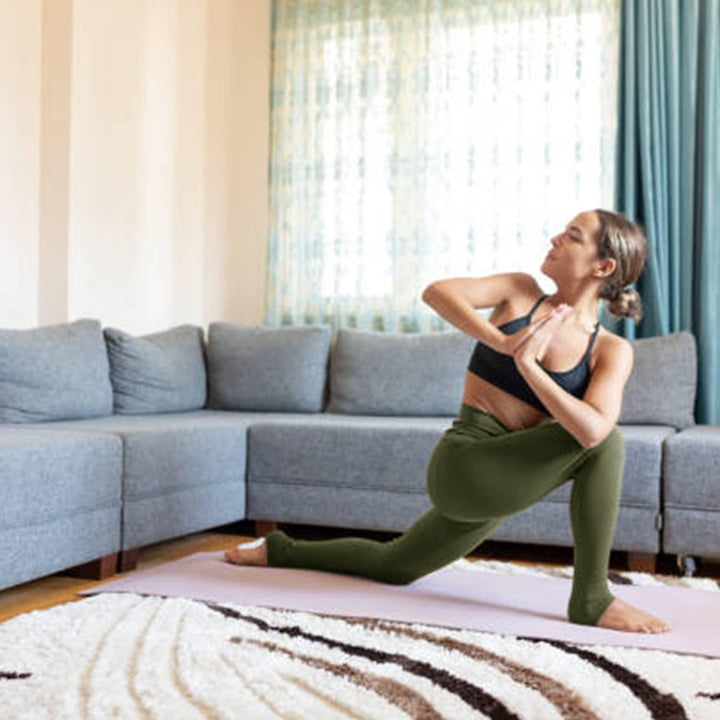 LuxeFit High-Waisted Leggings - Selene-Black-S-The Livary
