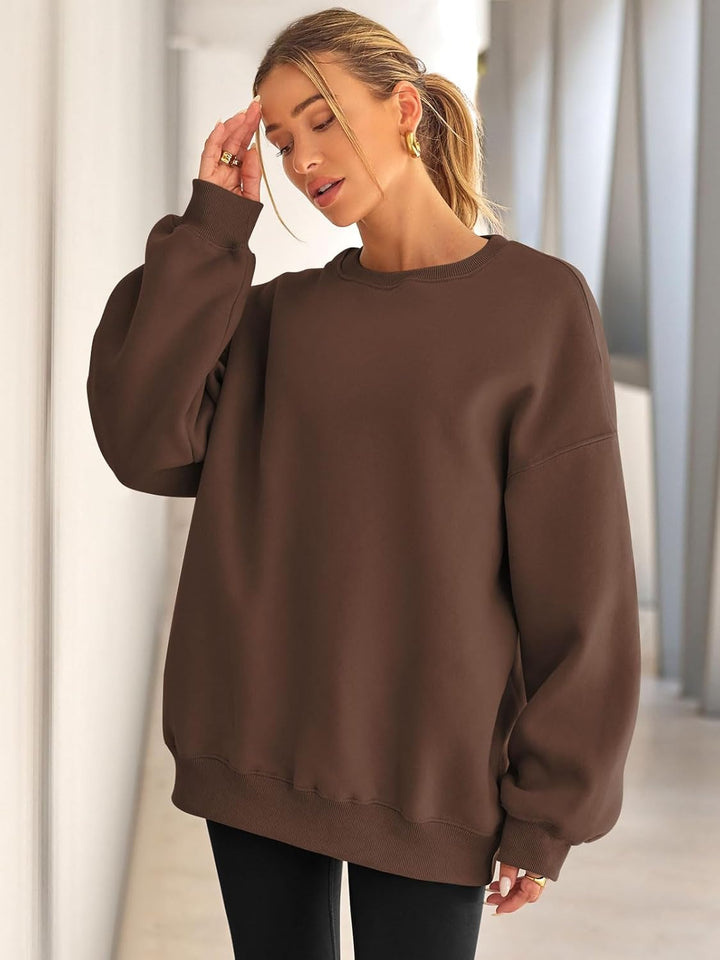 Comfortable Oversized Women's Sweater - Ella-Apricot-S-The Livary