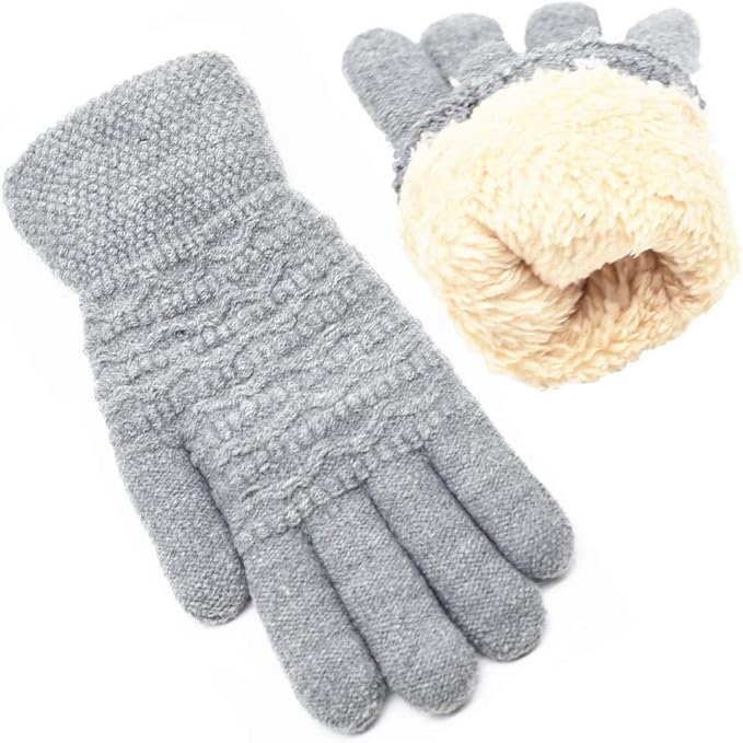 Warm Touchscreen Gloves – PolarTouch-Grey-The Livary