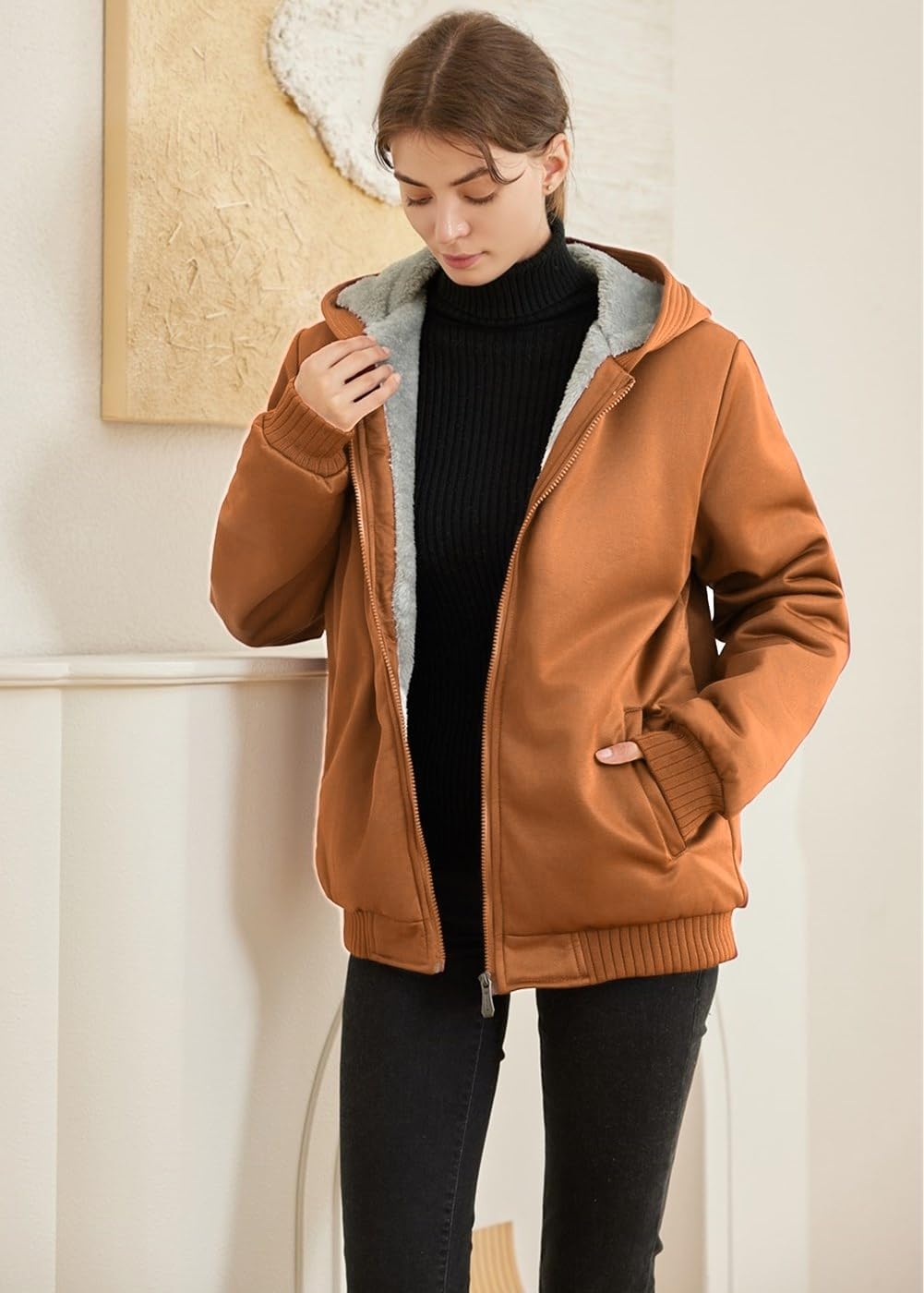Comfortable Ladies Winter Fleece Vest - Gemma-Black-S-The Livary