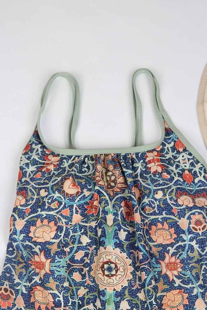 Stylish Sleeveless Bikini with Attractive Pattern - SummerGlow-S (36/38)-The Livary
