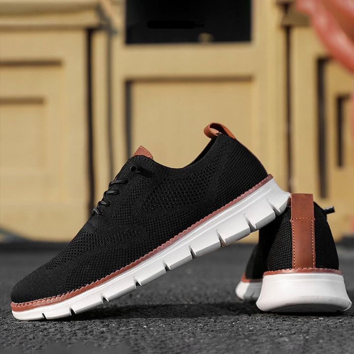 Breathable & Ultra-Comfortable Men's Sneakers in Minimalist Design – Elias-Green-6-The Livary