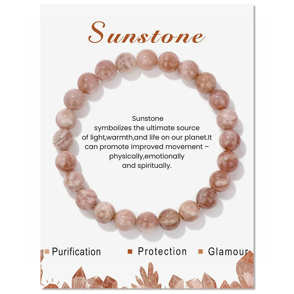 Natural Crystal Healing Energy Bracelet - Aria-Amazonite-The Livary
