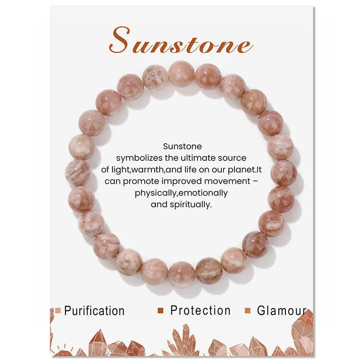Natural Crystal Healing Energy Bracelet - Aria-Amazonite-The Livary