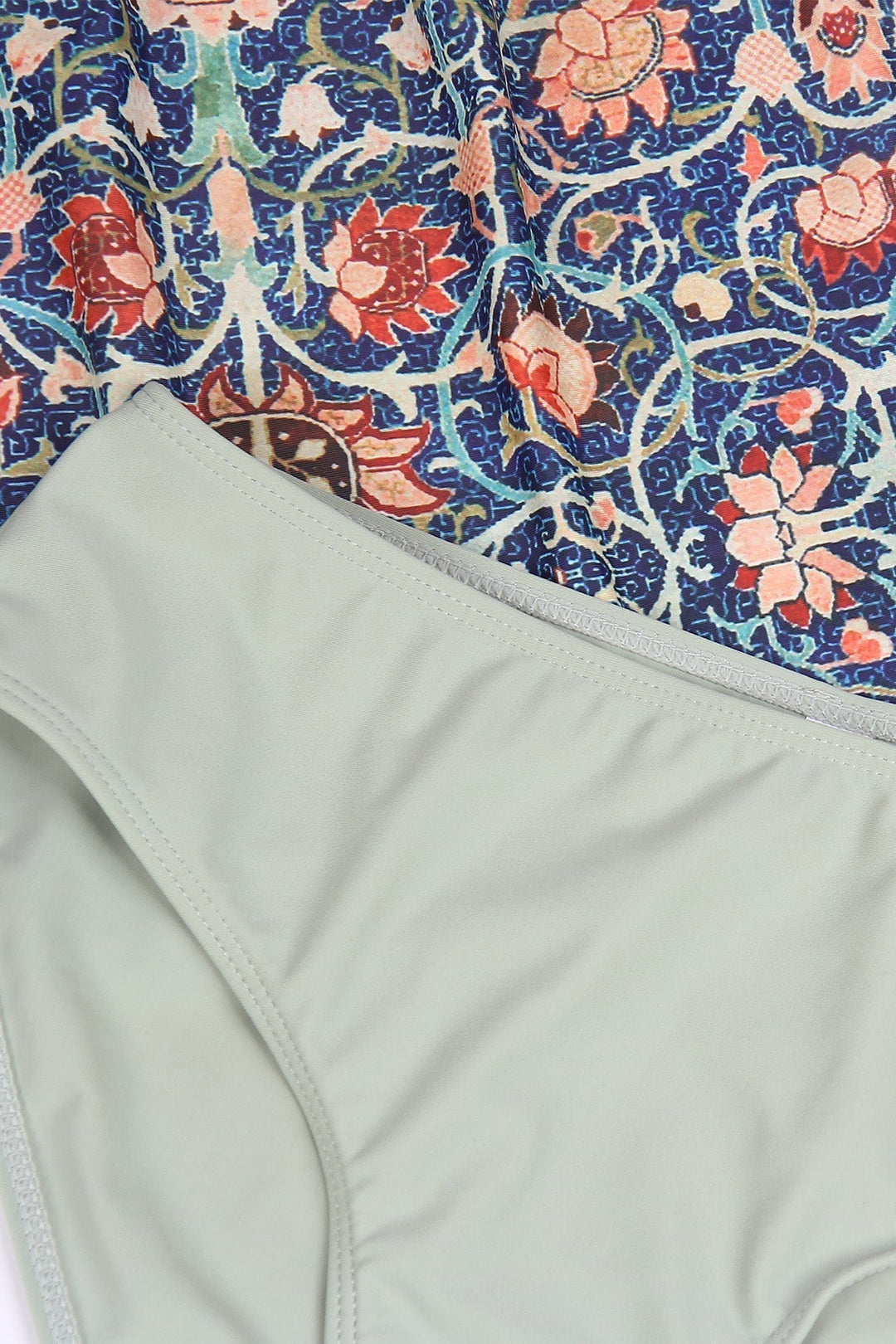 Stylish Sleeveless Bikini with Attractive Pattern - SummerGlow-S (36/38)-The Livary
