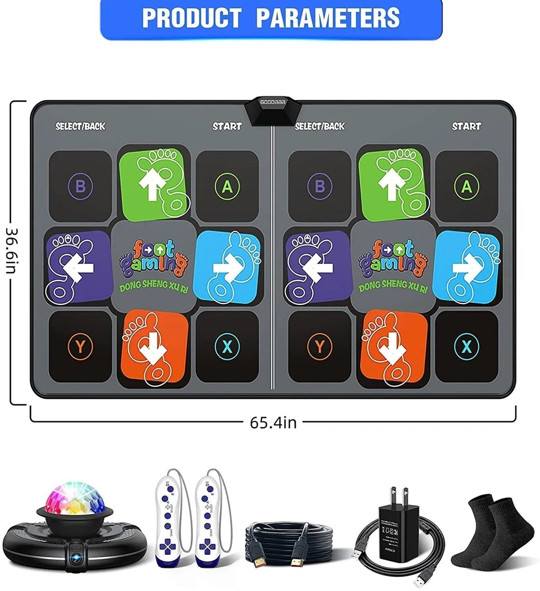 Interactive Dance Mat for Children - DanceFun-The Livary
