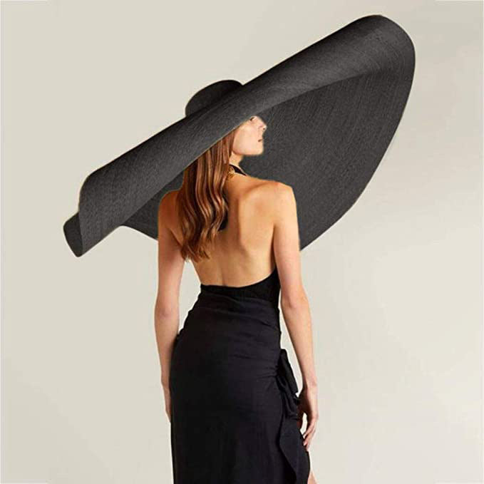 Light women's summer hat with a wide brim and breathable design – Cindy-Black-One size fits all-The Livary