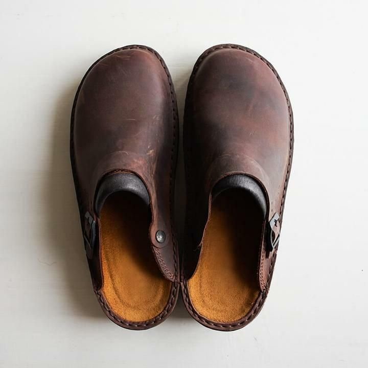 Comfortable & Stylish Men's Clogs with Profilé Sole – Lennart-Dark brown-5-The Livary