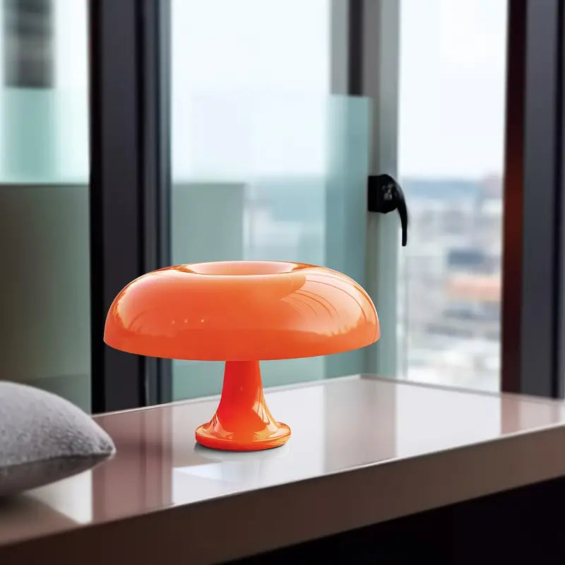 Portable & Luxury Mushroom Table Lamp - LumiShroom-Orange-The Livary