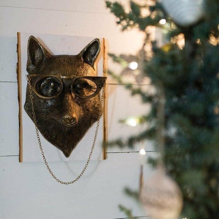 Playful Animal Head Wall Decoration - WallCritters-Stag-The Livary