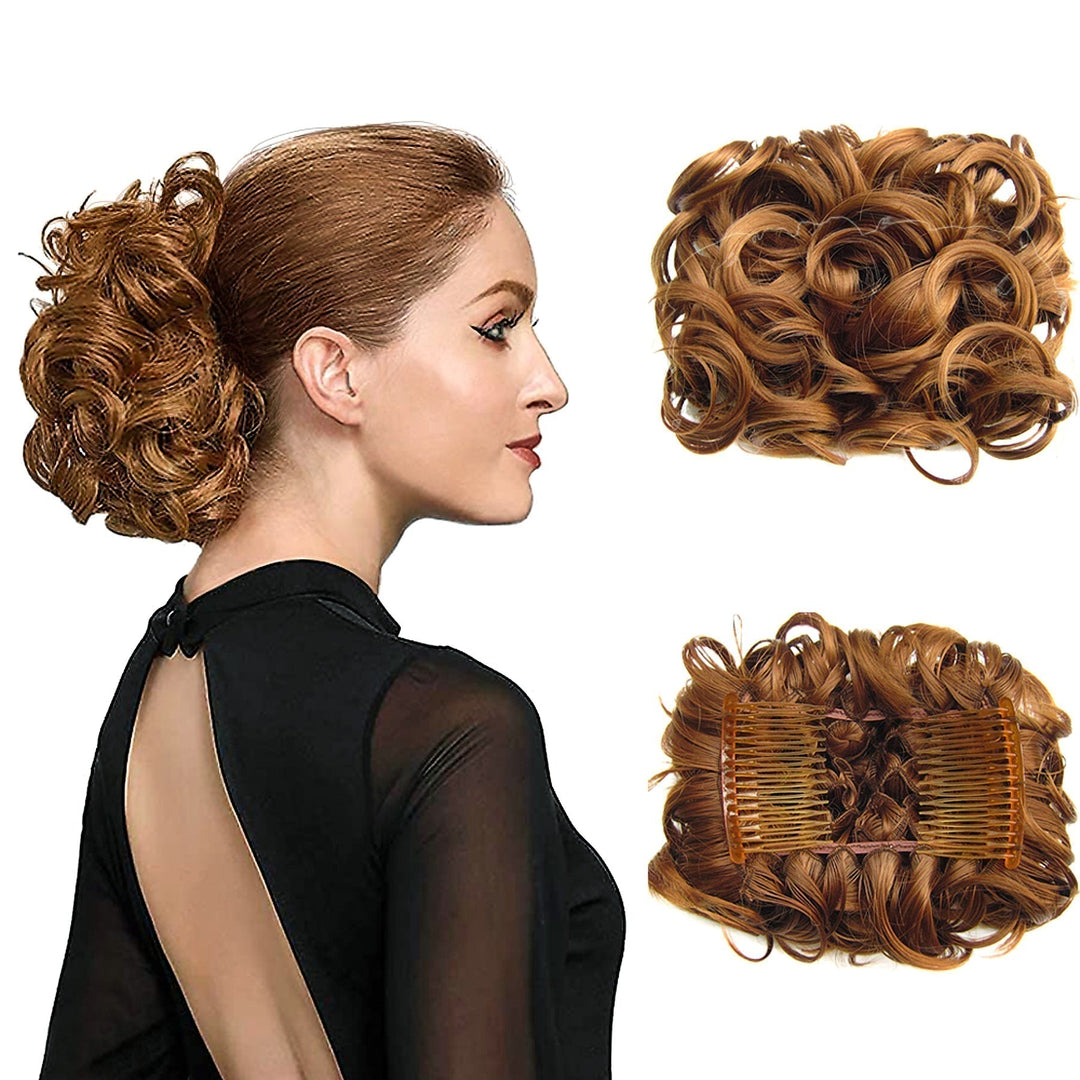 Curly Knot Hair Extension – FluffyFix-17#-The Livary
