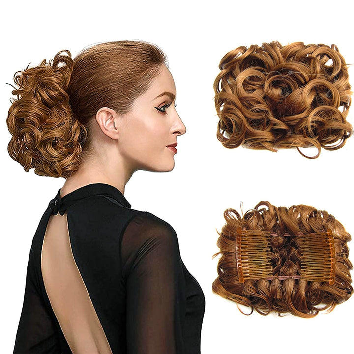 Curly Knot Hair Extension – FluffyFix-17#-The Livary