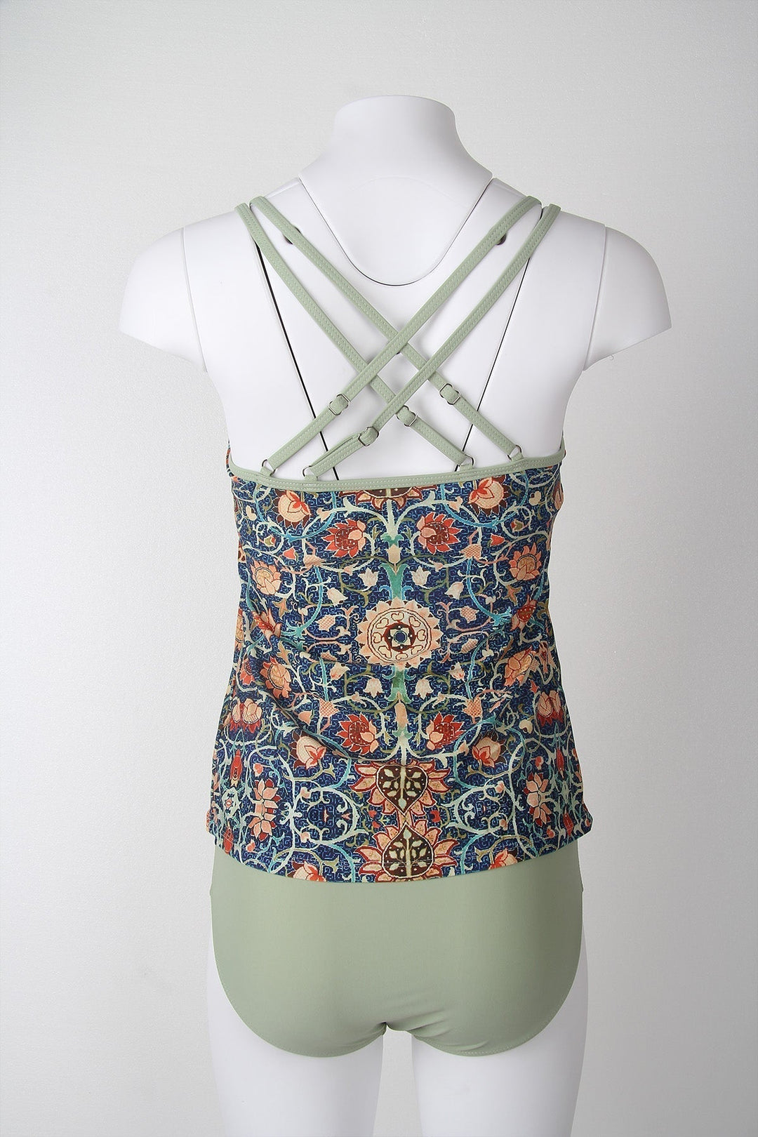 Stylish Sleeveless Bikini with Attractive Pattern - SummerGlow-S (36/38)-The Livary