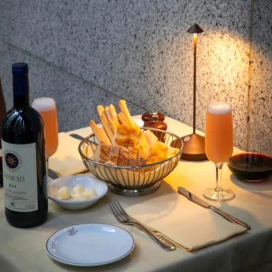 Wireless LED Table Lamp - ClarityGlow-White-The Livary