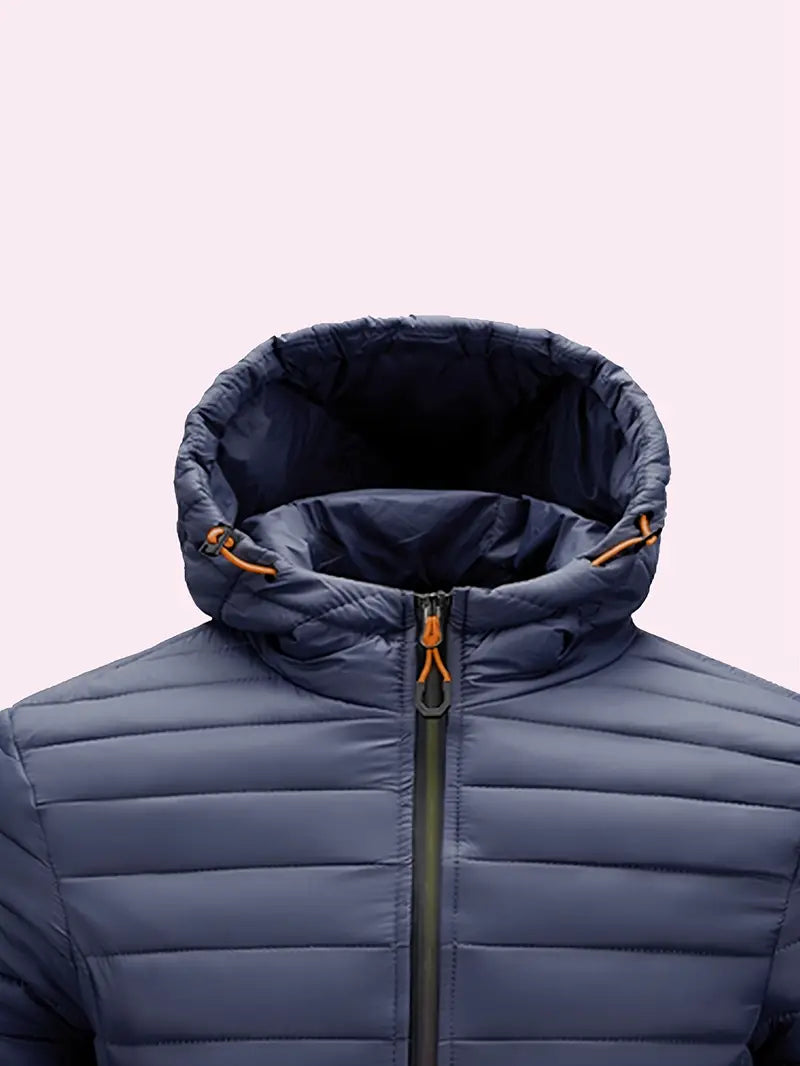 Ladies Winter Puffer Jacket with Hood - Arwen-Black-S-The Livary