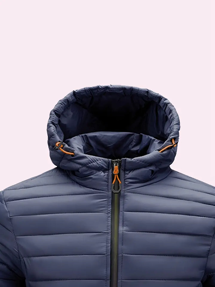 Ladies Winter Puffer Jacket with Hood - Arwen-Black-S-The Livary