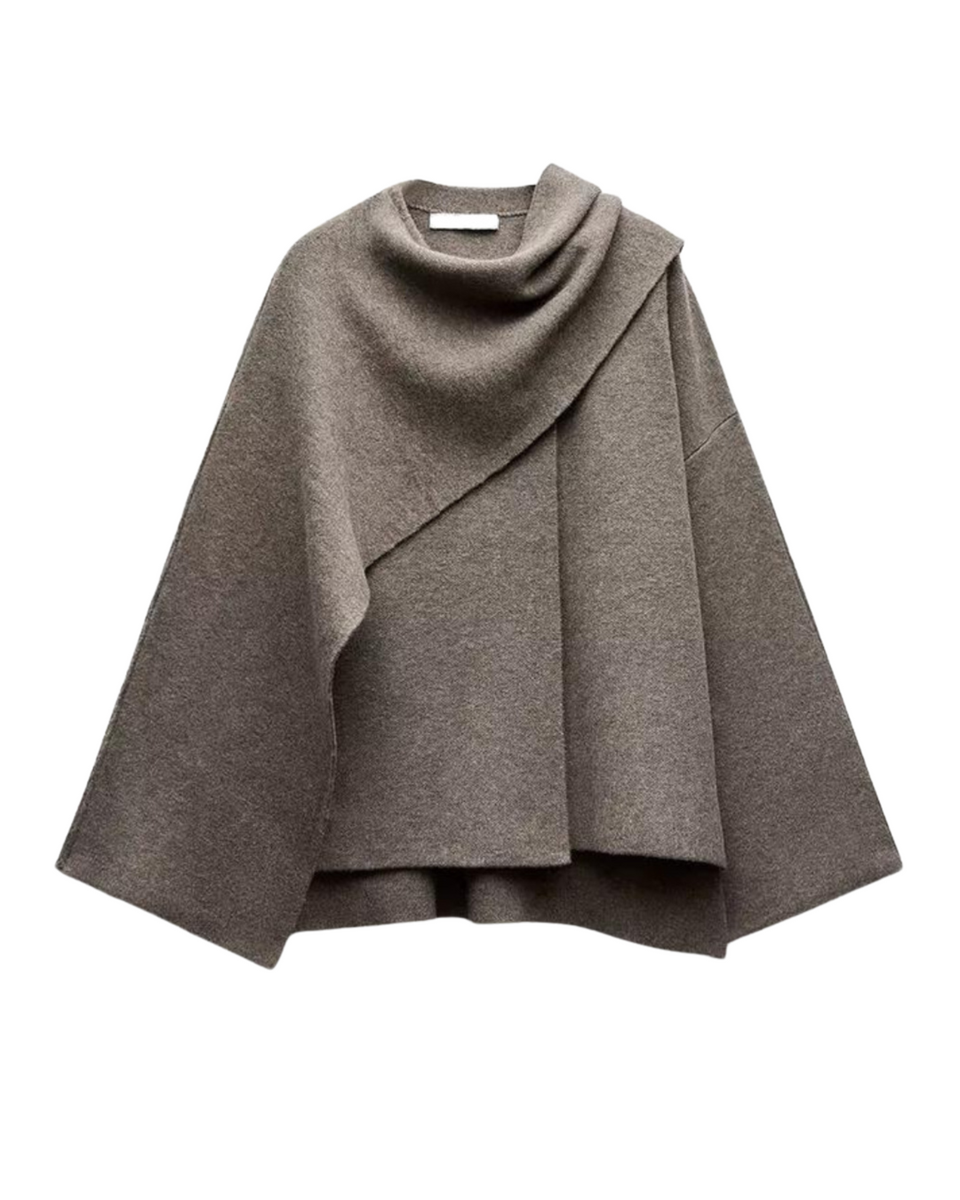 Stylish Ladies Winter Poncho - Ella-Dark blue-S-The Livary