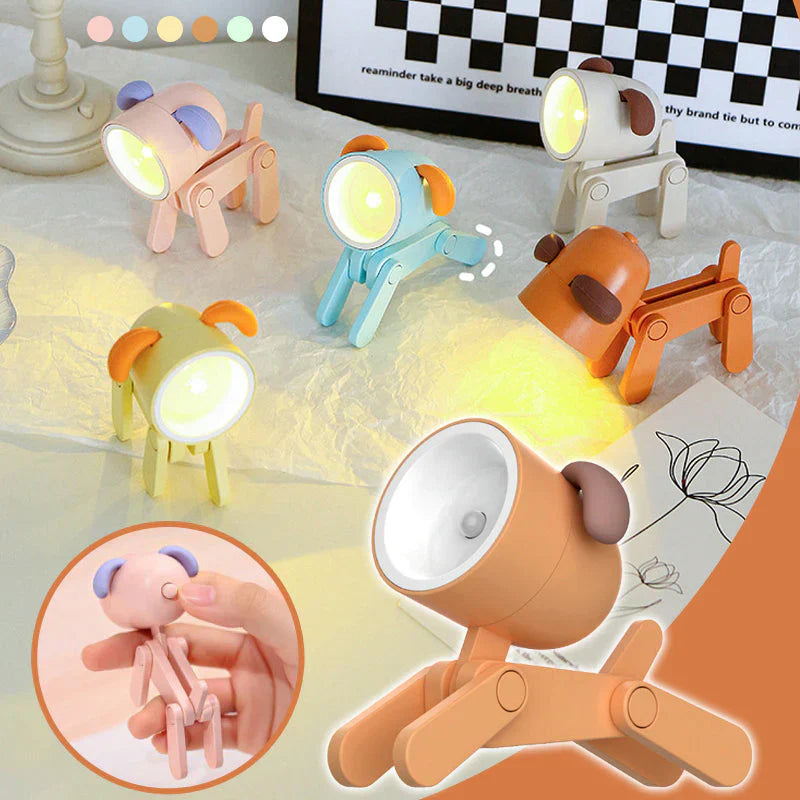Atmospheric LED Night Light - GlowMini-Dog-Blue-The Livary