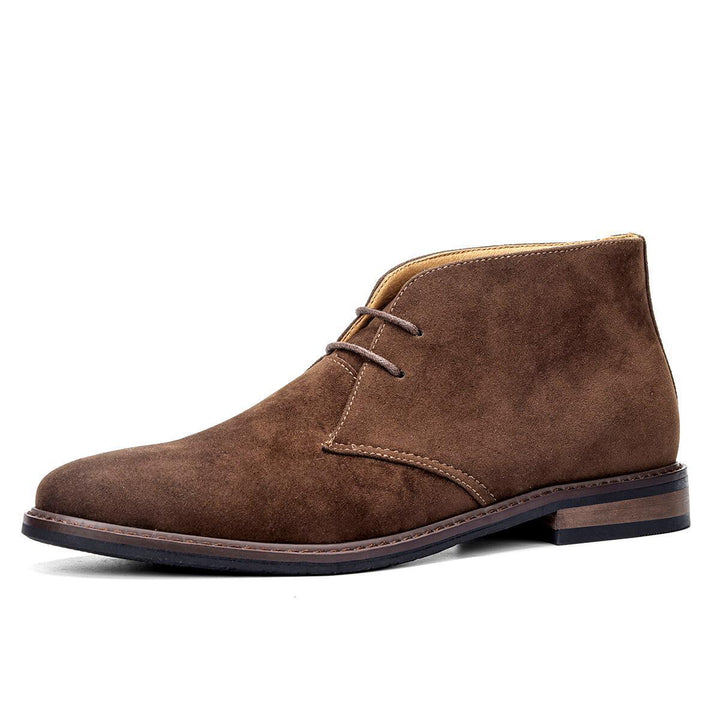Timeless Desert Boots in Vintage Style for Men - Hugo-Coffee-6-The Livary