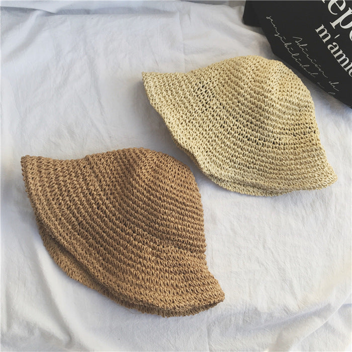 Lightweight, holiday-friendly summer beach hat for women – Debbie-Khaki-The Livary