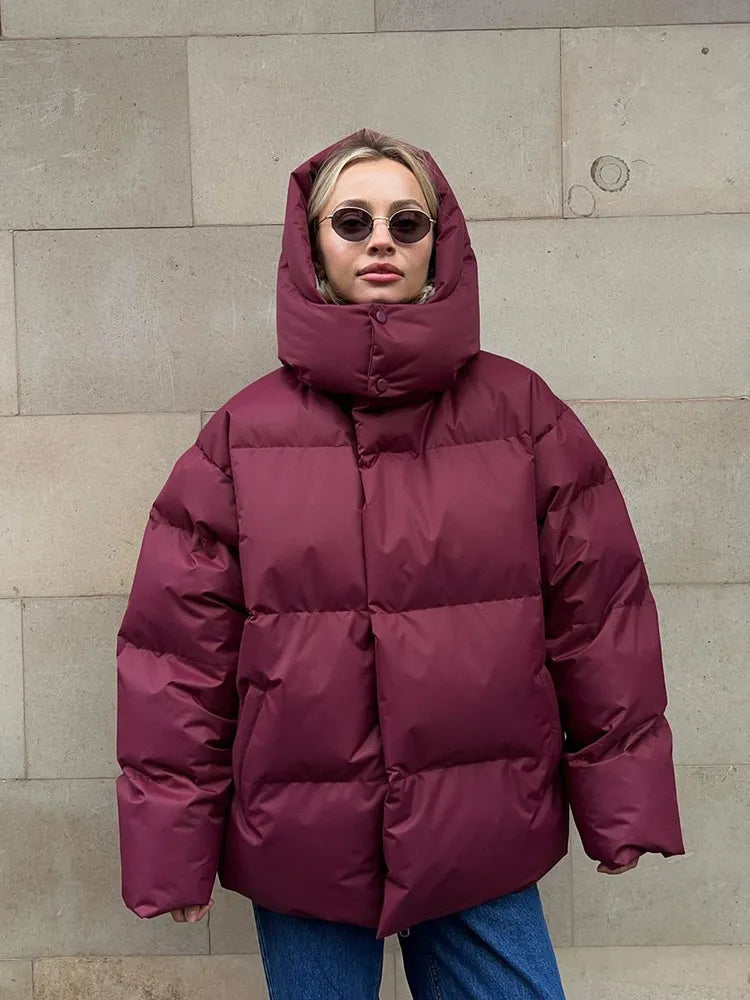 Comfortable Ladies Winter Coat - Aurora Luxe-Grey-S-The Livary