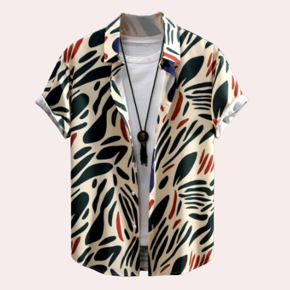 Casual Short Sleeve Shirt for Men - Rafael-S-The Livary