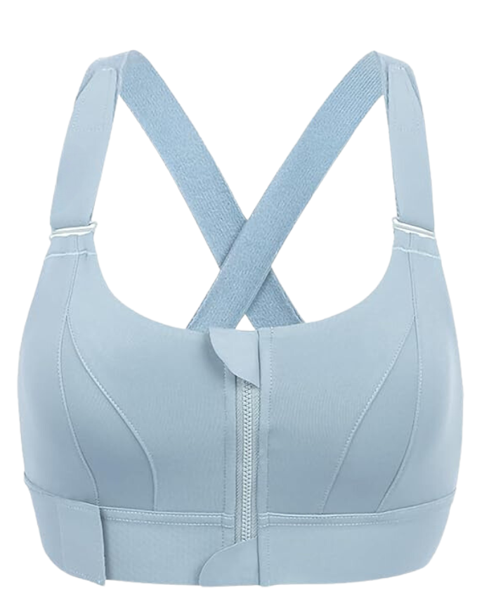 Adjustable High Support Sports Bra – Nova-Blue-S-The Livary