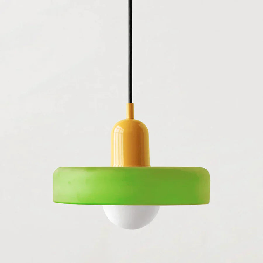 Hanging Ceiling Lamp - NordicLuxe-White-Red-25 x 18 cm-The Livary