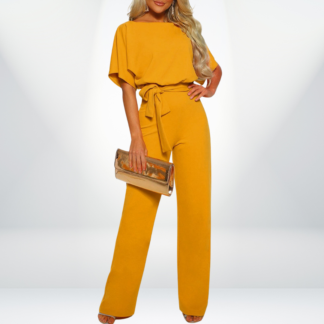 Light Ladies Jumpsuit - Sofia-Orange-S-The Livary
