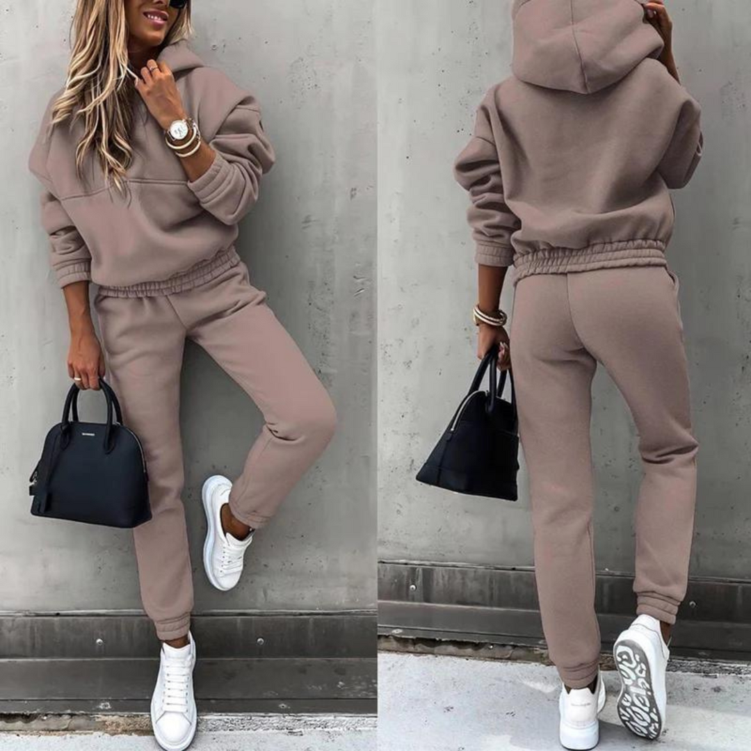 Sporty Tracksuit for Women - Maria-Pink-S-The Livary