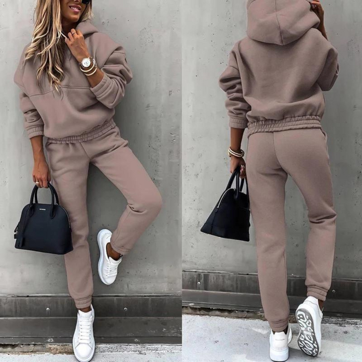 Sporty Tracksuit for Women - Maria-Pink-S-The Livary