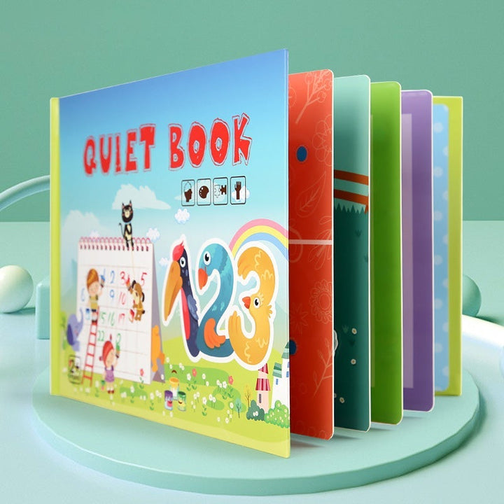 Educational Busy Book for Children – LearnJoy-Numbers-The Livary