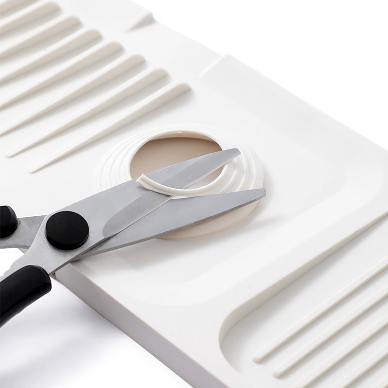 Silicone Draining Mat with Self-Drainage – DripGuard-White-Small-The Livary