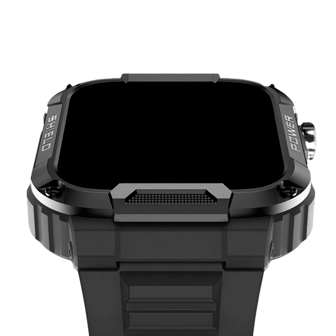 Robust Smartwatch for Men - IronPulse X1-Black-The Livary