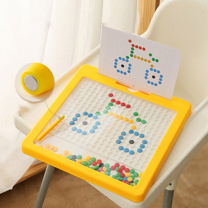 Magnetic Drawing Board with Beads - MagniDots-The Livary